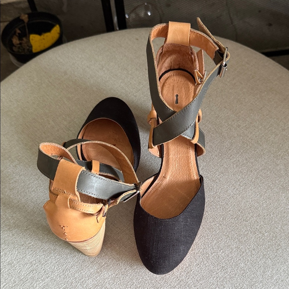 Stylish Black, Navy and Tan Women's Shoes - Picture 13 of 16